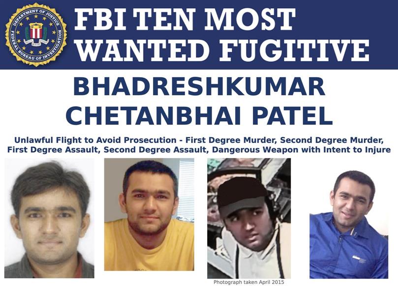 Indian-origin man in FBI '10 Most Wanted' list carries $100K reward