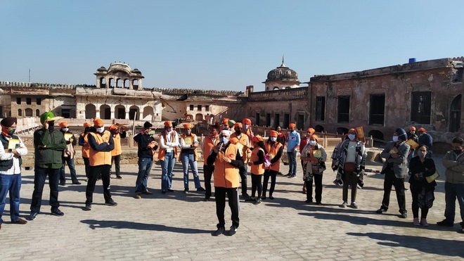 Walk to create awareness on heritage organised at Qila Androon in Patiala