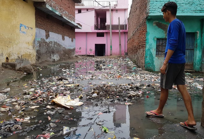 Waste should not be thrown into water bodies