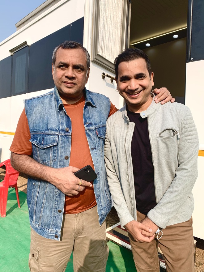 Paresh Rawal spotted in Chandigarh