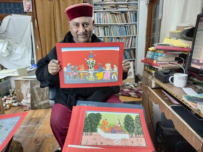 Chamba artist creates paintings for Madhya Pradesh museum
