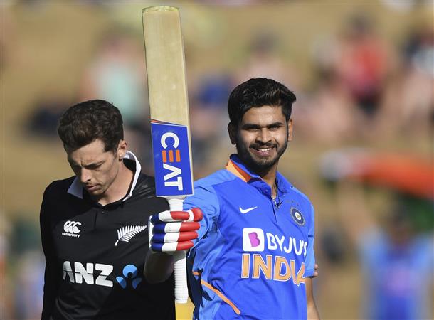 Iyer's maiden ODI ton goes in vain, Kiwis record first win of India tour