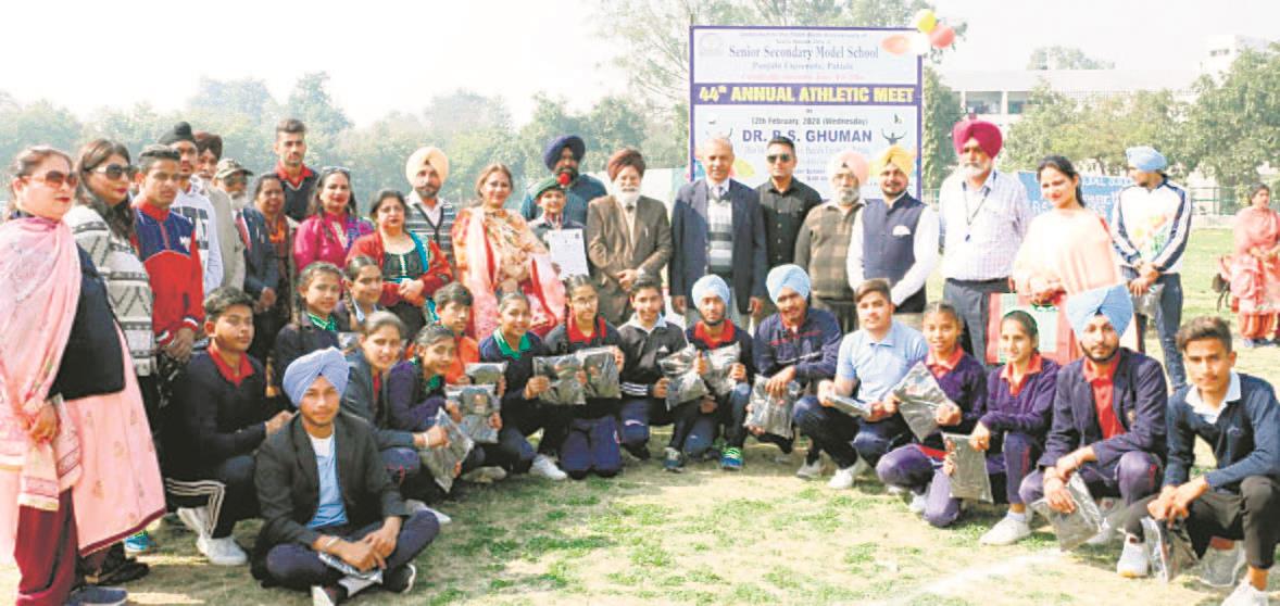 44th athletics meet held at school in Punjabi University
