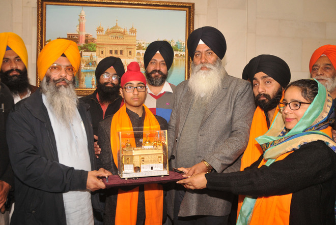 World’s youngest theoretical author honoured by SGPC