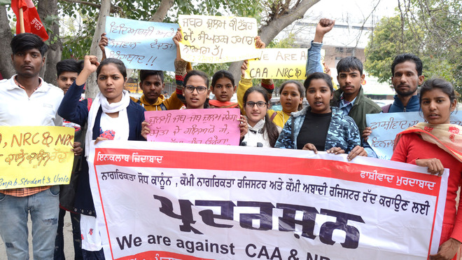 Students take out rally against CAA, NRC in city