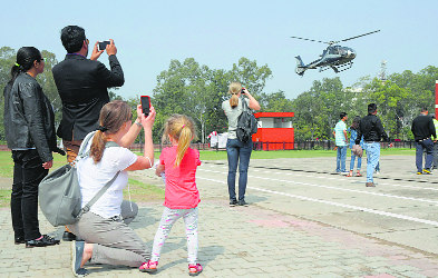 Rose Festival: Chopper ride to cost Rs 1,700, lowest ever