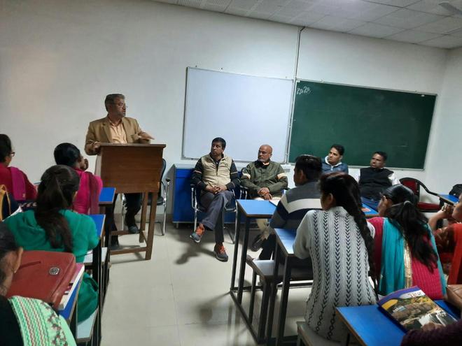 RKSD College holds Lecture on English