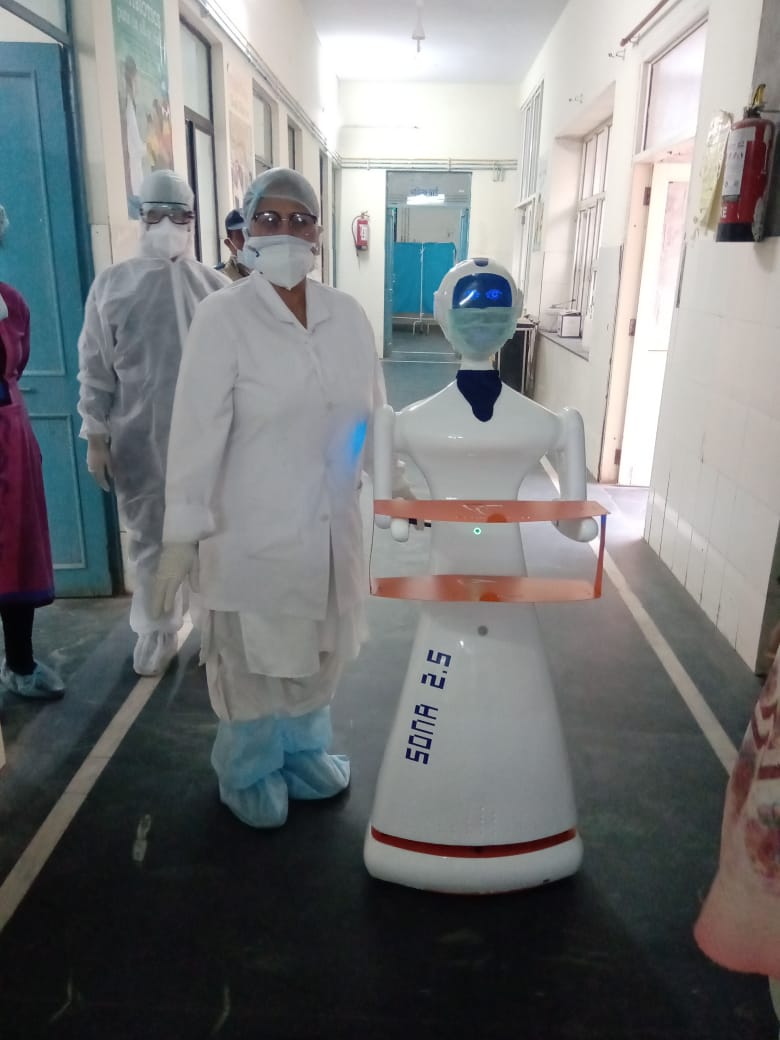 Jaipur hospital ropes in robots for coronavirus patients