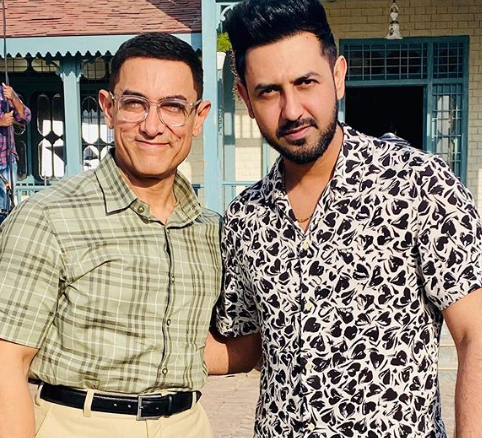 Gippy Grewal meets Aamir Khan on Laal Singh Chaddha’s sets, says ‘saw some scenes, gave huge respect to turban’