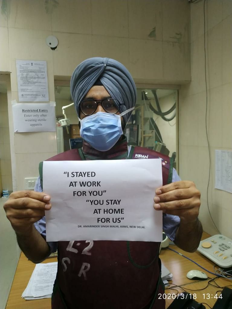 ‘I stayed at work, you stay at home’: AIIMS doctor's plea goes viral, Modi says ‘well said’