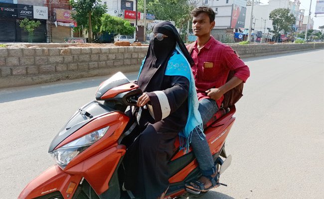 Telangana woman rides 1,400 km on Scooty to bring home teen son stuck due to lockdown