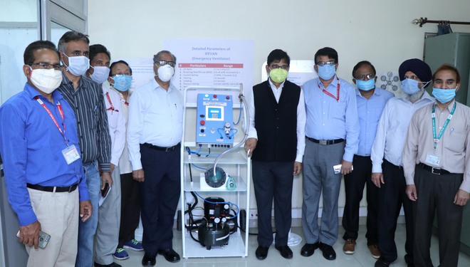 Rail Coach Factory Kapurthala develops ventilator