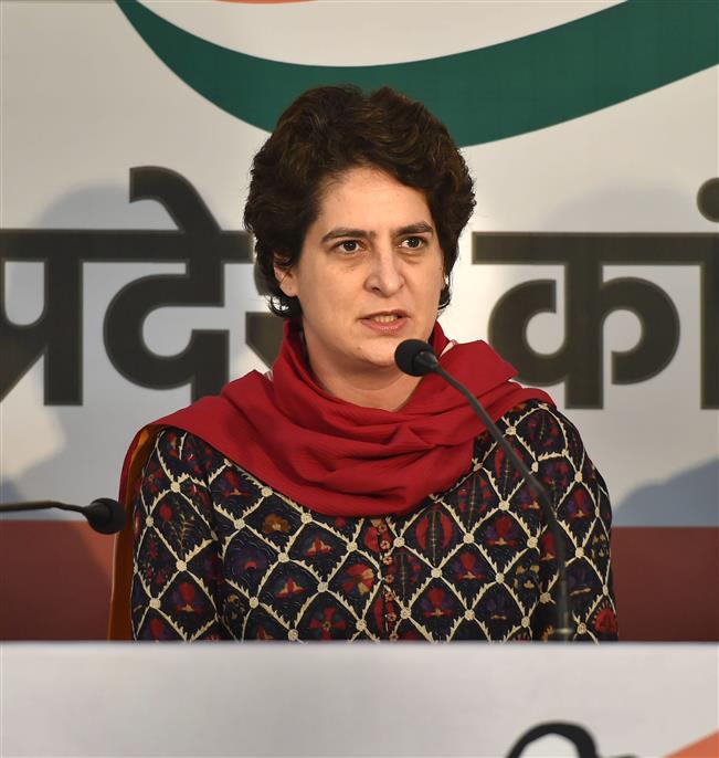 Priyanka writes to UP CM, seeks nod to run buses for migrant workers