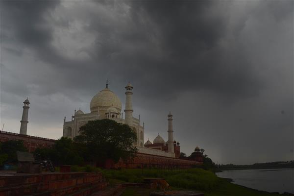 In pictures: Taj Mahal's main mausoleum damaged in thunderstorm