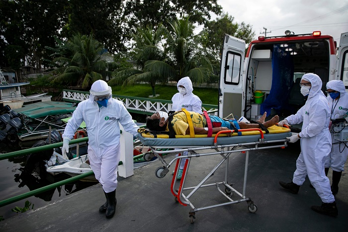Brazil surpasses US in daily coronavirus death toll