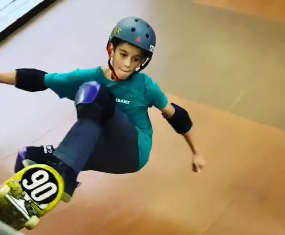 Lockdown spurs 11-year-old Brazilian to shatter skating record