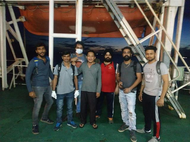 8 seafarers, including Mohali-based Captain, back home from Jakarta