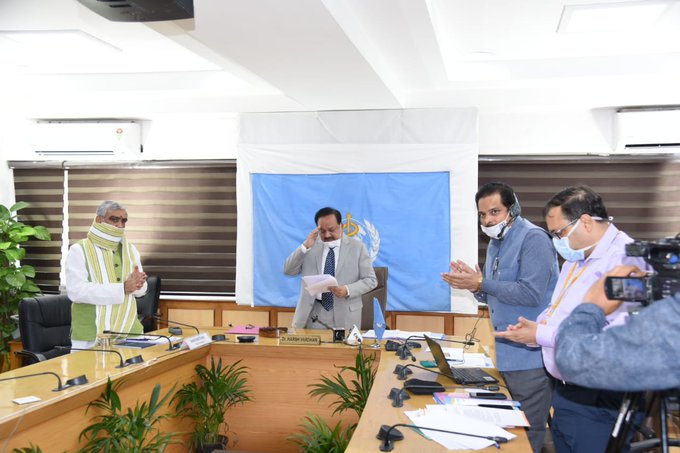 Health Minister Harsh Vardhan takes charge as WHO Executive Board chairman