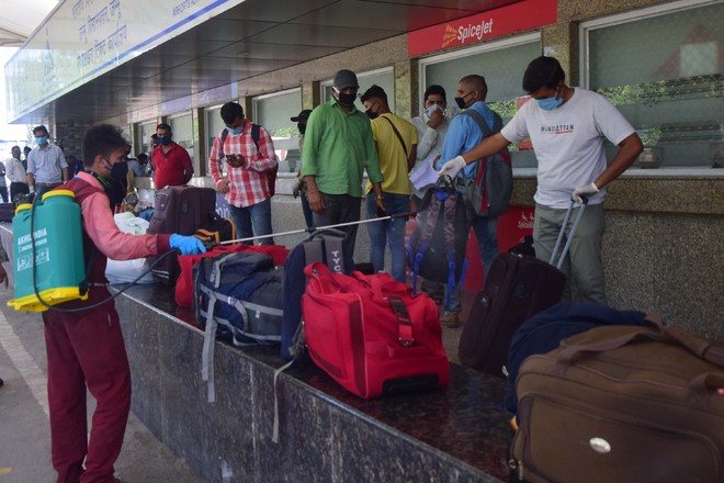 Jammu airport sees 351 passengers in five flights