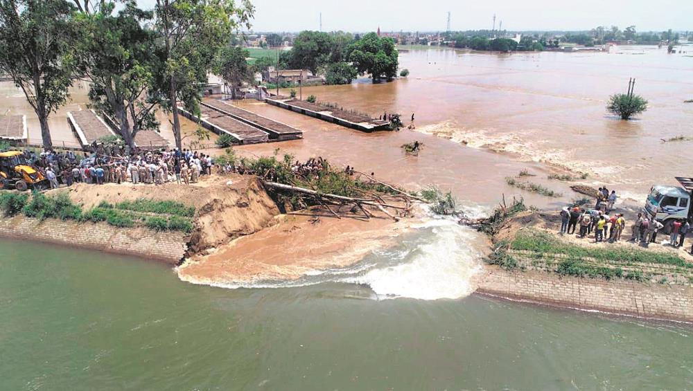 Karnal village flooded after canal breach