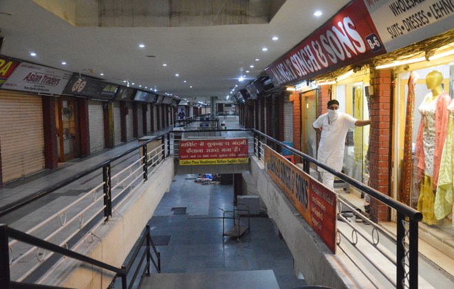 Wholesale cloth market in Ludhiana sees negligible footfall