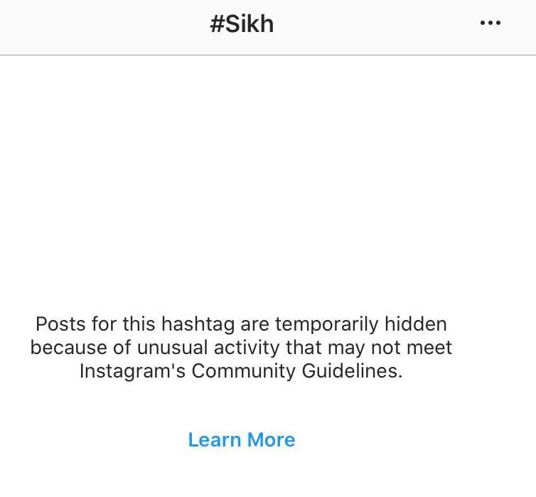 Sikh hashtag unblocked on Facebook and Instagram after nearly three months