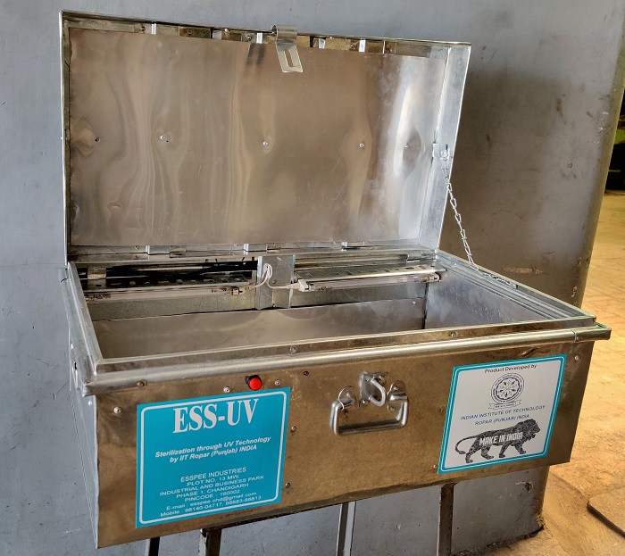 Covid-19: IIT Ropar converts household trunk into UV-based sanitisation unit
