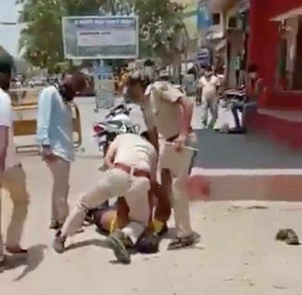 Jodhpur constable kneels on man’s neck for not wearing a mask, video goes viral