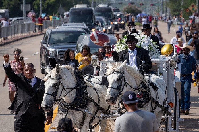 Two weeks after his death, George Floyd's life celebrated at Houston funeral