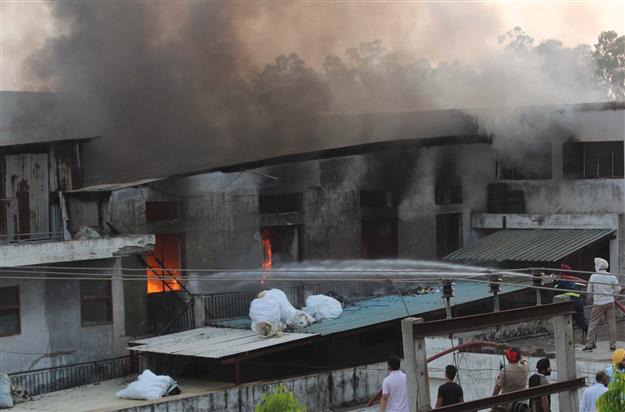Fire breaks out in Mohali industrial unit