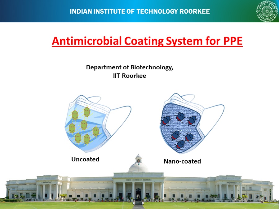IIT Roorkee researchers develop anti-microbial nanocoating system for facemasks