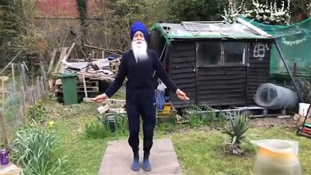 Inspiring 73-year-old grandfather known as ‘Skipping Sikh’ wins UK award