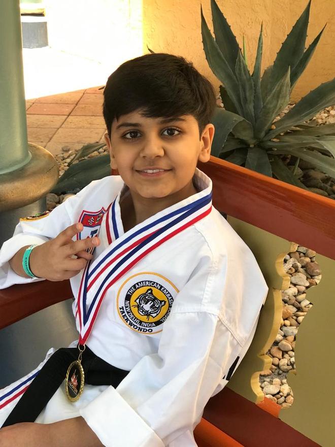10-yr-old achieves Taekwondo feat