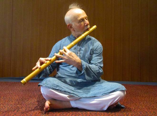 Indian musical instrument, bansuri, on a global note
