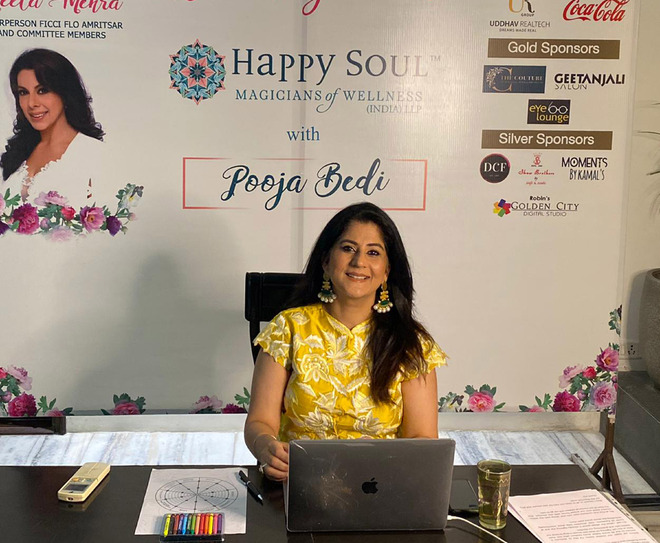 Pooja Bedi conducts ‘Happy Souls’ webinar