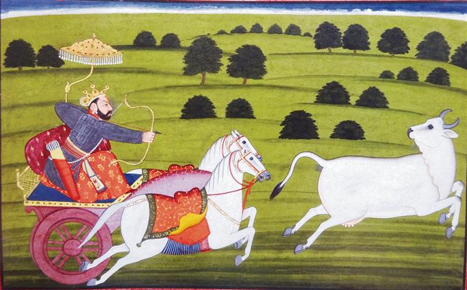 A great myth & kingly duty in Manaku’s illustration of Bhagavata Purana
