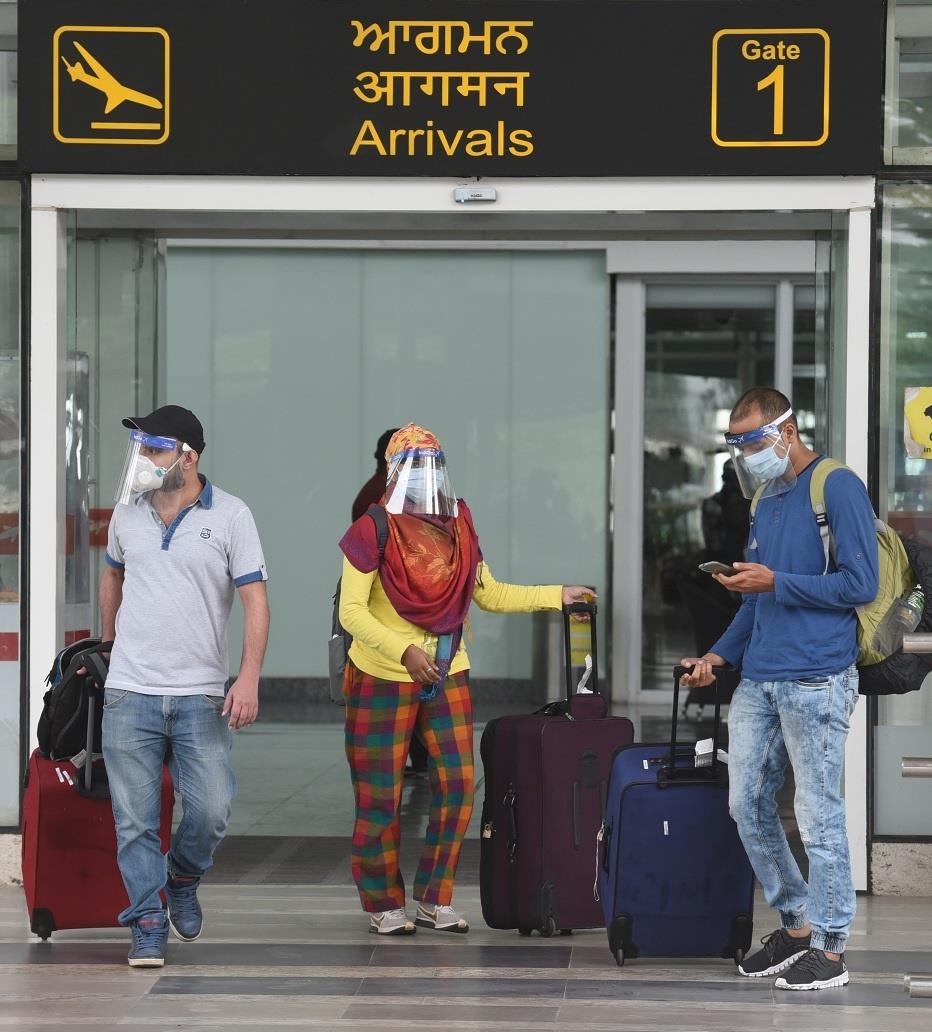 246 evacuee passengers from Auckland and Kuwait arrive at Chandigarh International Airport