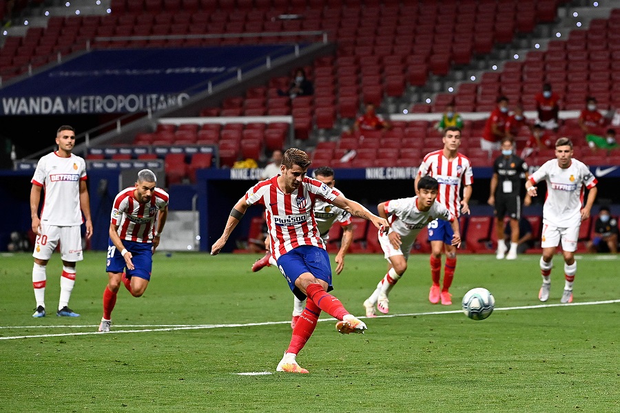 Morata double leads Atlético to 3-0 over Mallorca