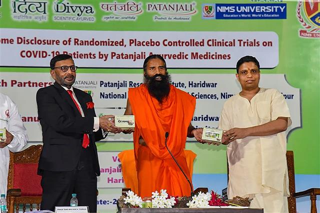 Govt allows Ramdev to market Patanjali's Coronil as immunity booster; not authorised for Covid therapy