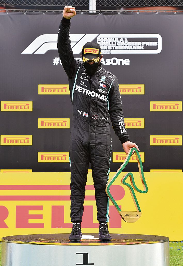 Hamilton wins in Mercedes one-two
