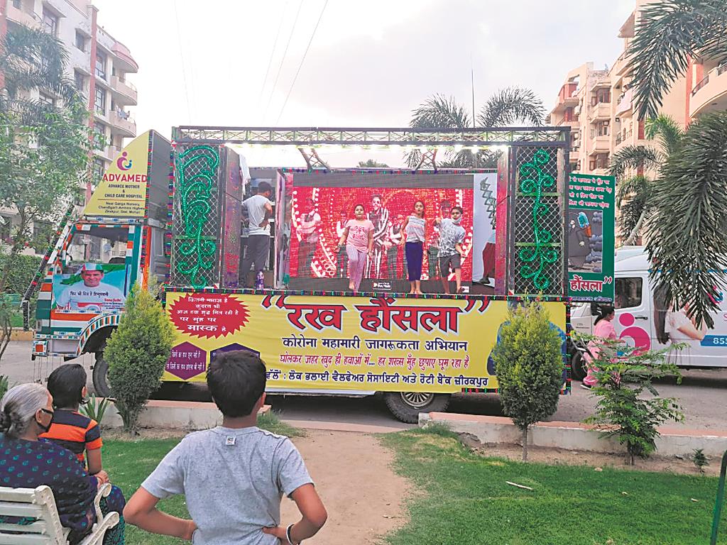 Musical truck helping residents relieve Covid stress
