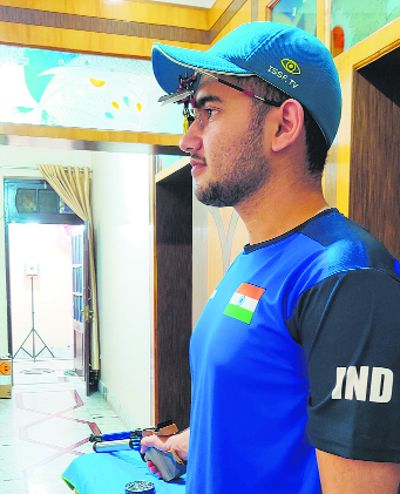 International shooter Anish fires from home, aims for Olympic gold