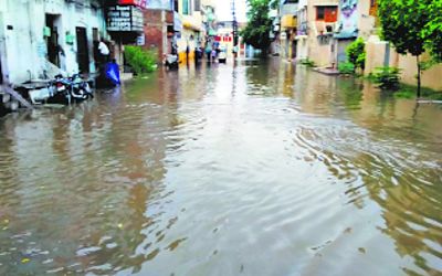Rain leaves Patiala roads inundated