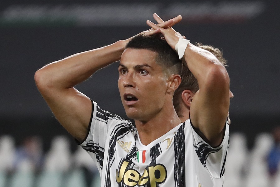 Ronaldo nets 2 but Juventus knocked out of Champions League by Lyon