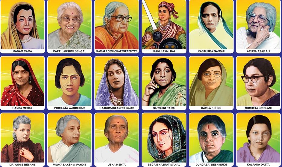Women who fought for Independence of India