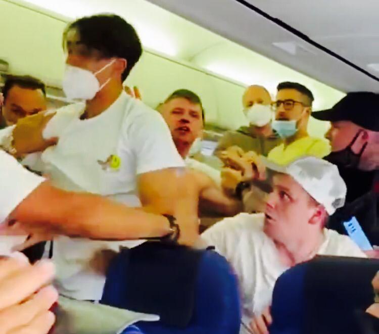 Passengers exchange blows on board KLM aircraft over wearing of masks; watch video