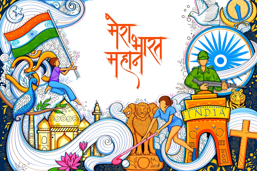 Download Happy Republic Day Wish Patriotic Banner Design Boy Is Wearing  Indian Dress | CorelDraw Design (Download Free CDR, Vector, Stock Images,  Tutorials, Tips & Tricks)