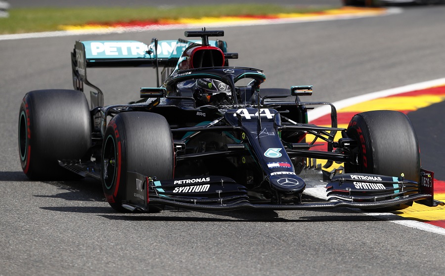 Hamilton leads 3rd practice for Belgian GP, Vettel last