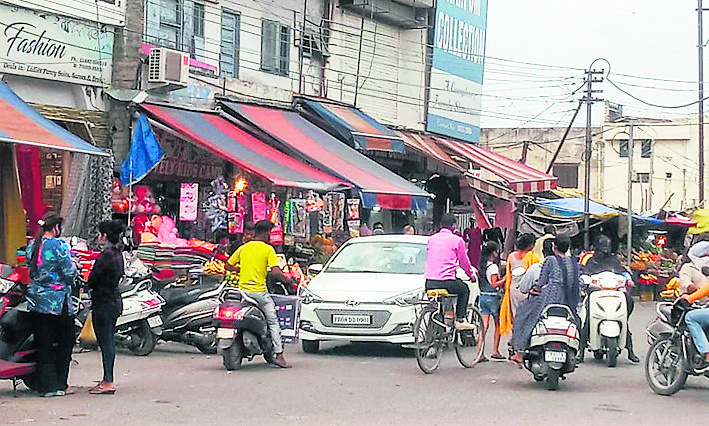 Where encroachments deprive pedestrians of their right to walk