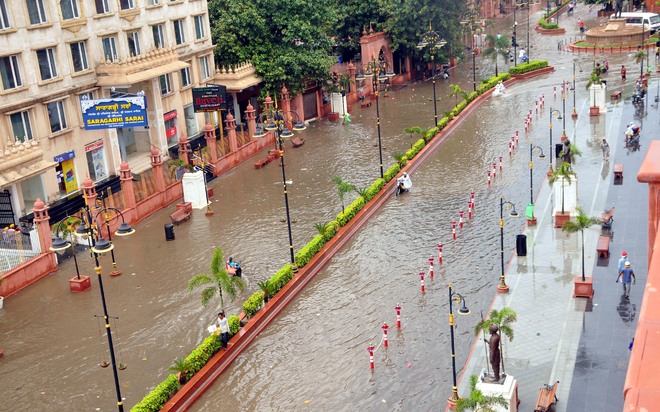 2-hour rain exposes Amritsar MC’s tall claims